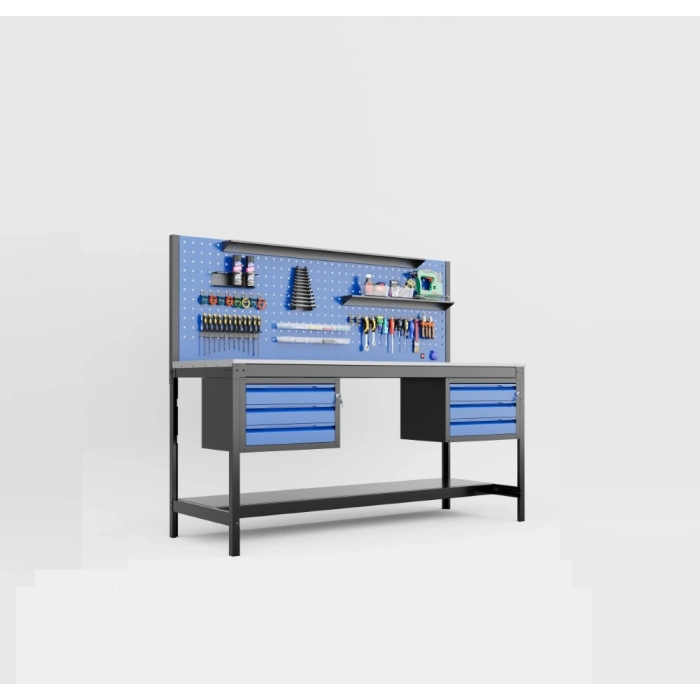 2 Metre 6 Çekmece Demonte Takım Tezgahı