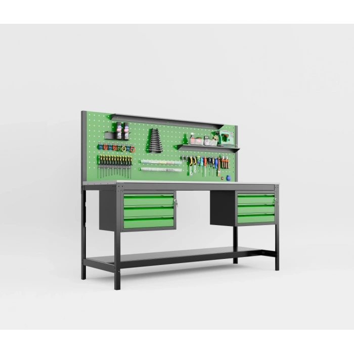 2 Metre 6 Çekmece Demonte Takım Tezgahı