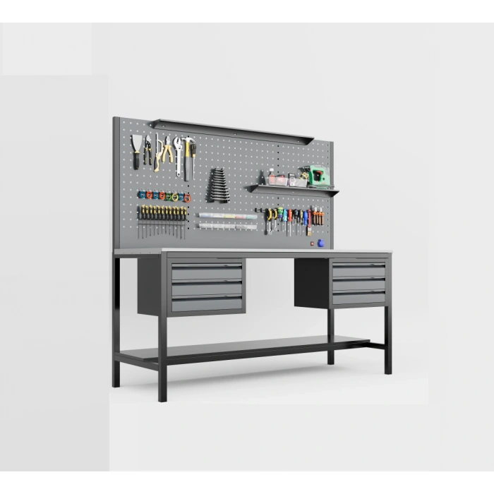 2 Metre 6 Çekmece Takım Tezgahı