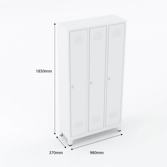 3Lü Ekonomik Soyunma Dolabı