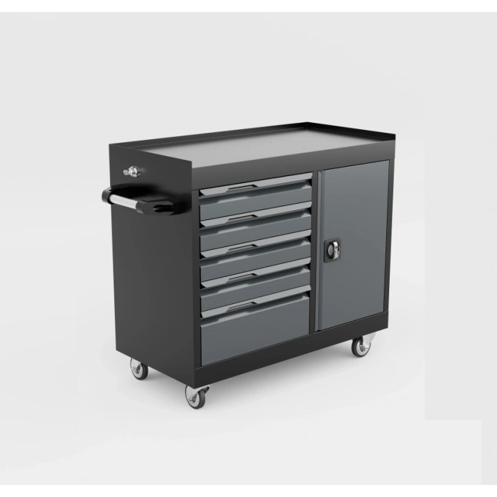 5 Çekmeceli Dolaplı Takım Arabası