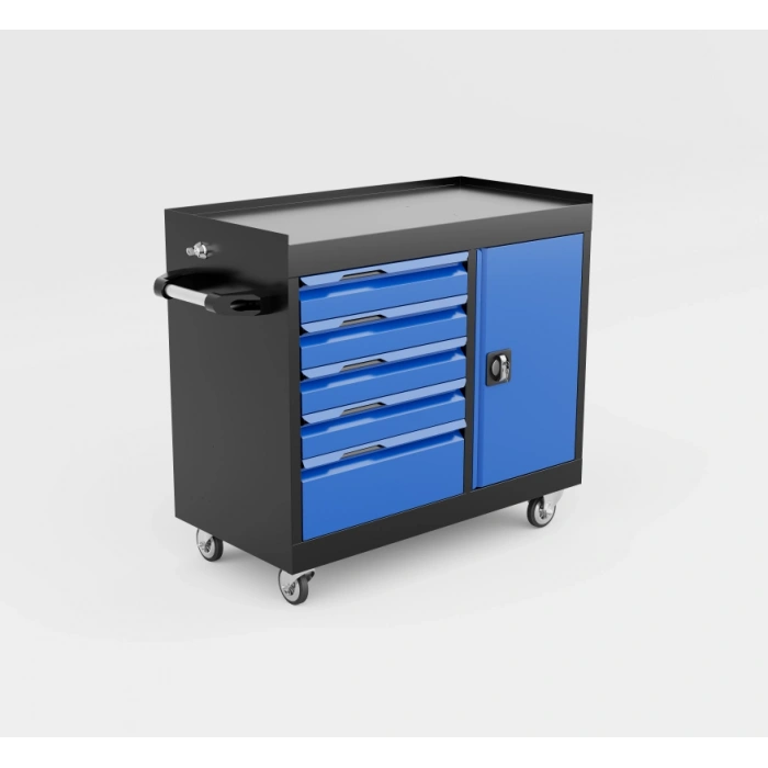 5 Çekmeceli Dolaplı Takım Arabası