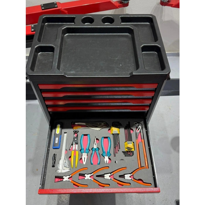 7 Çekmeceli 405 Parça Dolu Takım Arabası