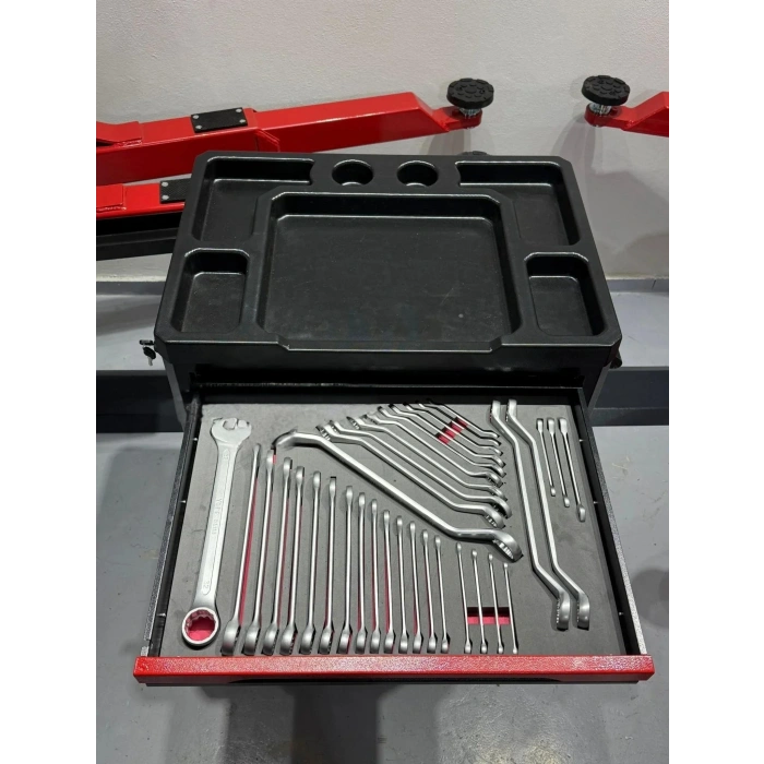 7 Çekmeceli 405 Parça Dolu Takım Arabası