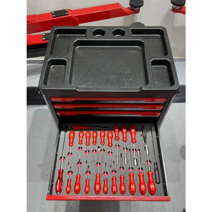 7 Çekmeceli 405 Parça Dolu Takım Arabası