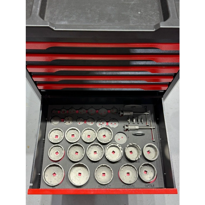 7 Çekmeceli 405 Parça Dolu Takım Arabası