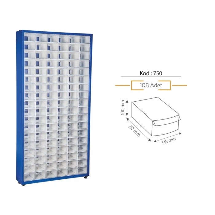 Çekmeceli Tek Yönlü Dolap Md750-108