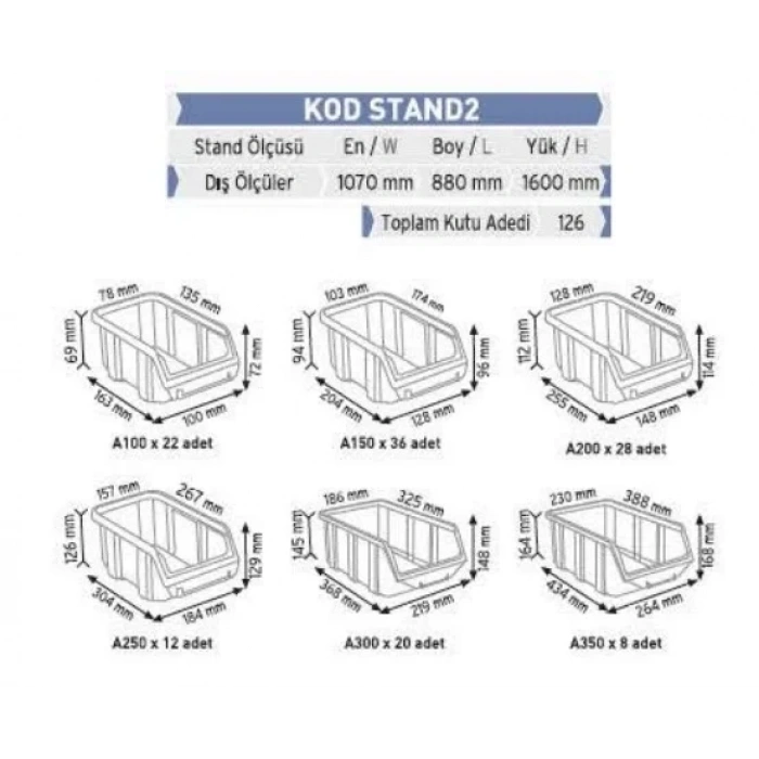 Metal Avadanlık Standı Stand2
