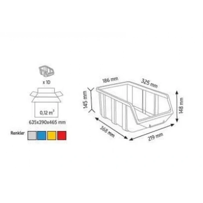 Plastik Avadanlık Kutu A-300