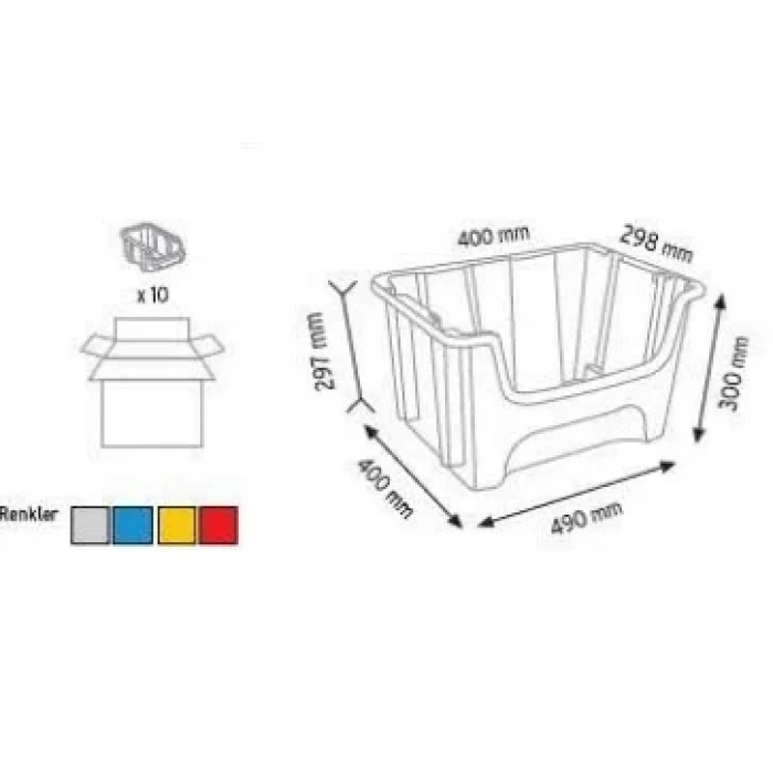 Plastik Avadanlık Kutu A-500