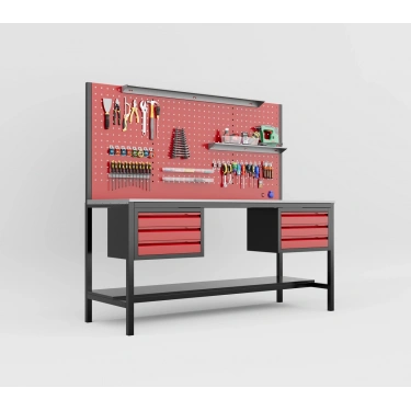 2 Metre 6 Çekmece Takım Tezgahı