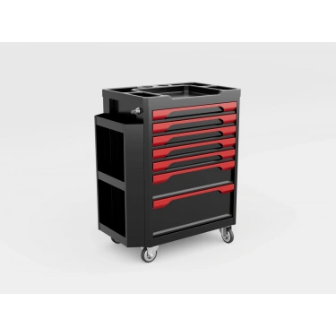 7 Çekmeceli Yanlıklı Takım Arabası