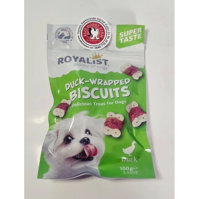 Köpek Bisküvisi Ördekli sargı 100GR 1 Adet
