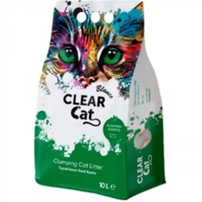 CLEARCAT ALOEVERA KEDİ KUMU 10LT