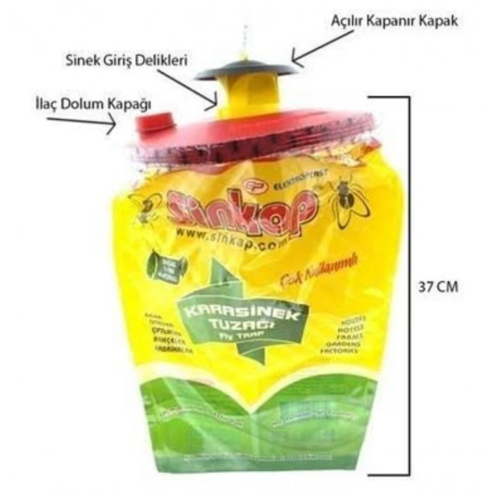 Sinkap Karasinek Tuzağı - zehirsiz karasinek kapanı