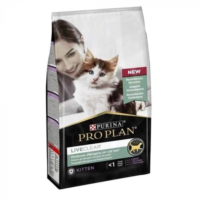 PROPLAN LİVECLEAR KITTEN HİNDİ KEDİ MAMASI 1.4KG