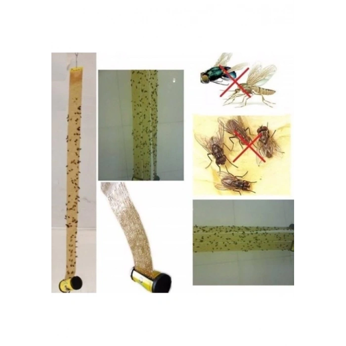 Karasinek Tuzağı Yapışkan Sinek Bandı 4lü 1Paket