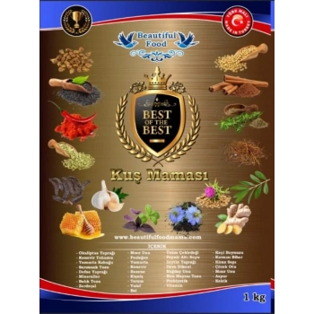 Beautiful Food Best – Kuru Kuş Maması Kuş Yemi 1 Kg.