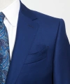 Dormeuil Kumaş Yakarra Mavi Takım Elbise