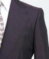 Dormeuil Kumaş Tepre Bordo Takım Elbise