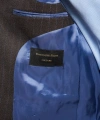 Ermenegildo Zegna Kumaş Yakarra Kahverengi Takım Elbise