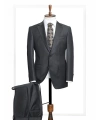 Dormeuil Kumaş Yakarra Siyah Takım Elbise