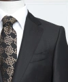 Dormeuil Kumaş Yakarra Siyah Takım Elbise