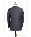 Dormeuil Kumaş Yakarra Füme Takım Elbise