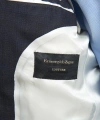 Ermenegildo Zegna Kumaş Yakarra Lacivert Takım Elbise