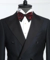 Vitale Barberis Kumaş Sepeto Siyah Smokin Ceket