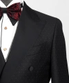 Vitale Barberis Kumaş Sepeto Siyah Smokin Ceket