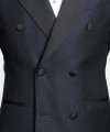 Vitale Barberis Kumaş Sepeto Siyah Smokin Ceket