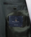 Scabal Kumaş Guido Yeşil Takım Elbise