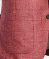 Dormeuil Kumaş Nemola Bordo Ceket
