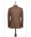 Dormeuil Kumaş Salvatore Kahverengi Kareli Ceket