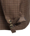 Dormeuil Kumaş Salvatore Kahverengi Kareli Ceket
