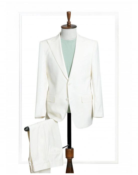 TORER Beyaz Takım Elbise