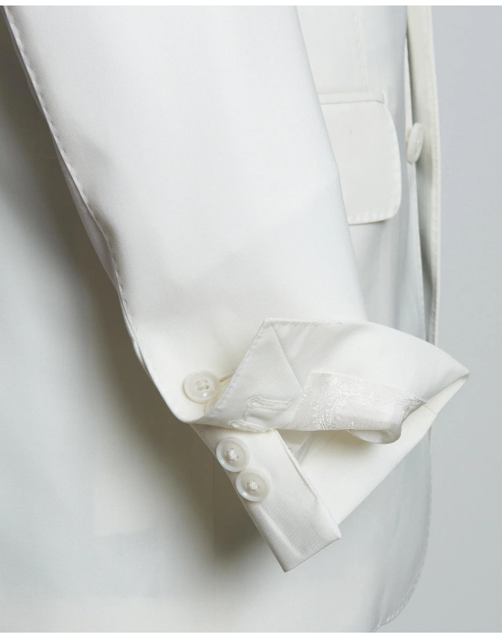 TORER Beyaz Takım Elbise