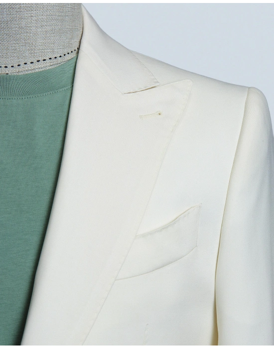 TORER Beyaz Takım Elbise