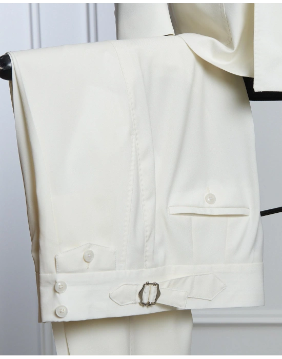 MELADA Beyaz Takım Elbise