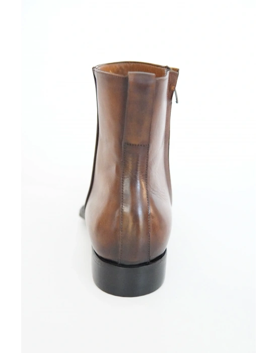 Hakiki Dana Derisi Taba Renk El Yapımı Bot