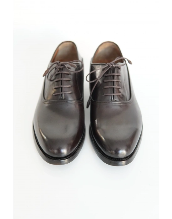 Klasik Hakiki Dana Derisi Siyah El Yapımı Ayakkabı