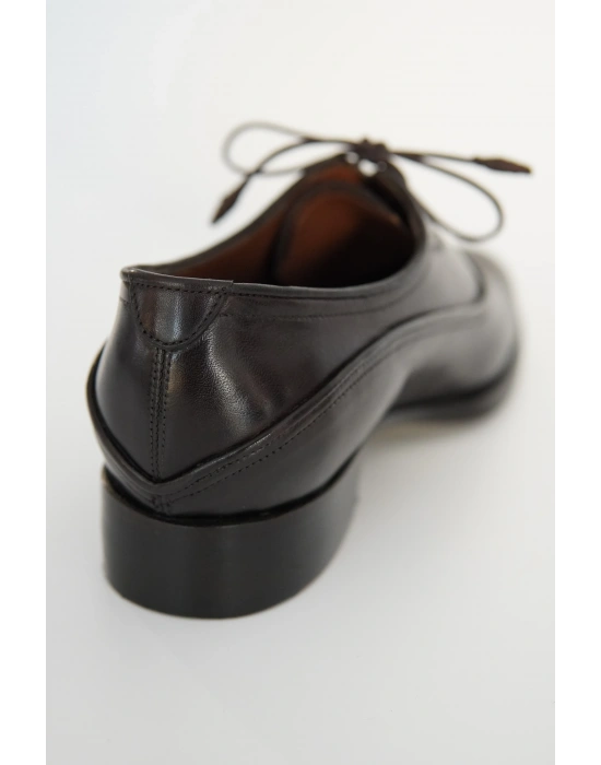 Klasik Hakiki Dana Derisi Siyah El Yapımı Ayakkabı