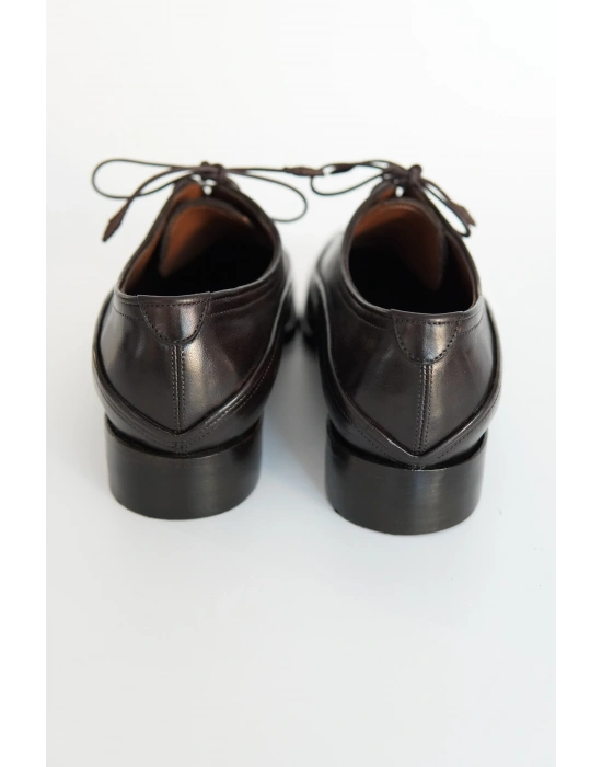 Klasik Hakiki Dana Derisi Siyah El Yapımı Ayakkabı