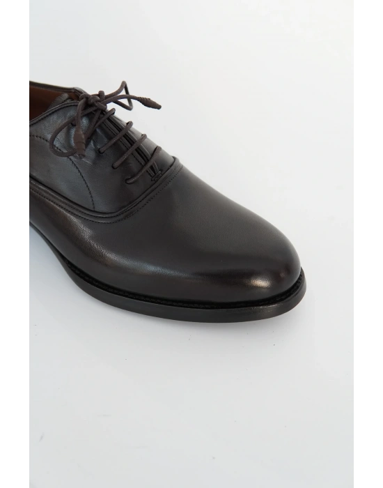 Klasik Hakiki Dana Derisi Siyah El Yapımı Ayakkabı