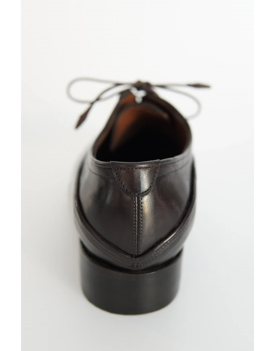 Klasik Hakiki Dana Derisi Siyah El Yapımı Ayakkabı