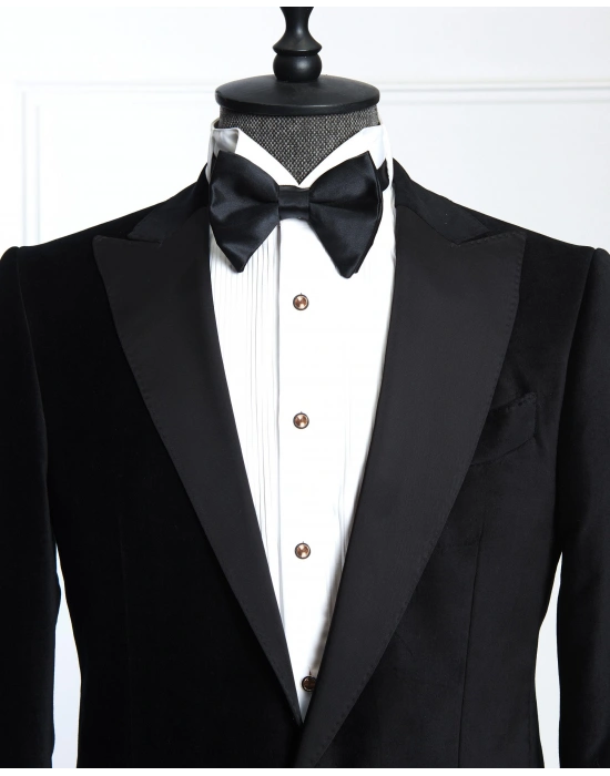 EDINO Siyah Kadife Ceket