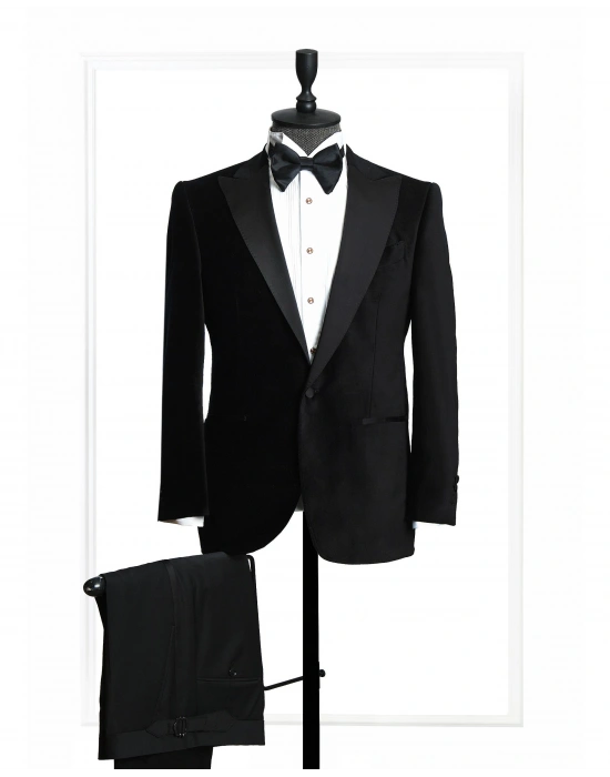 EDINO Siyah Kadife Ceket