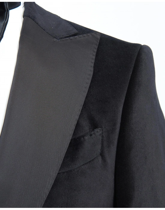 EDINO Siyah Kadife Ceket