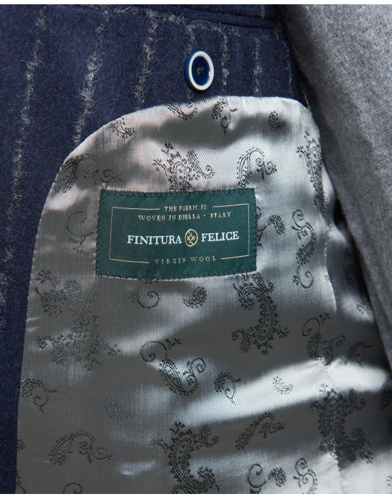 MELADA Lacivert Gri Ceket